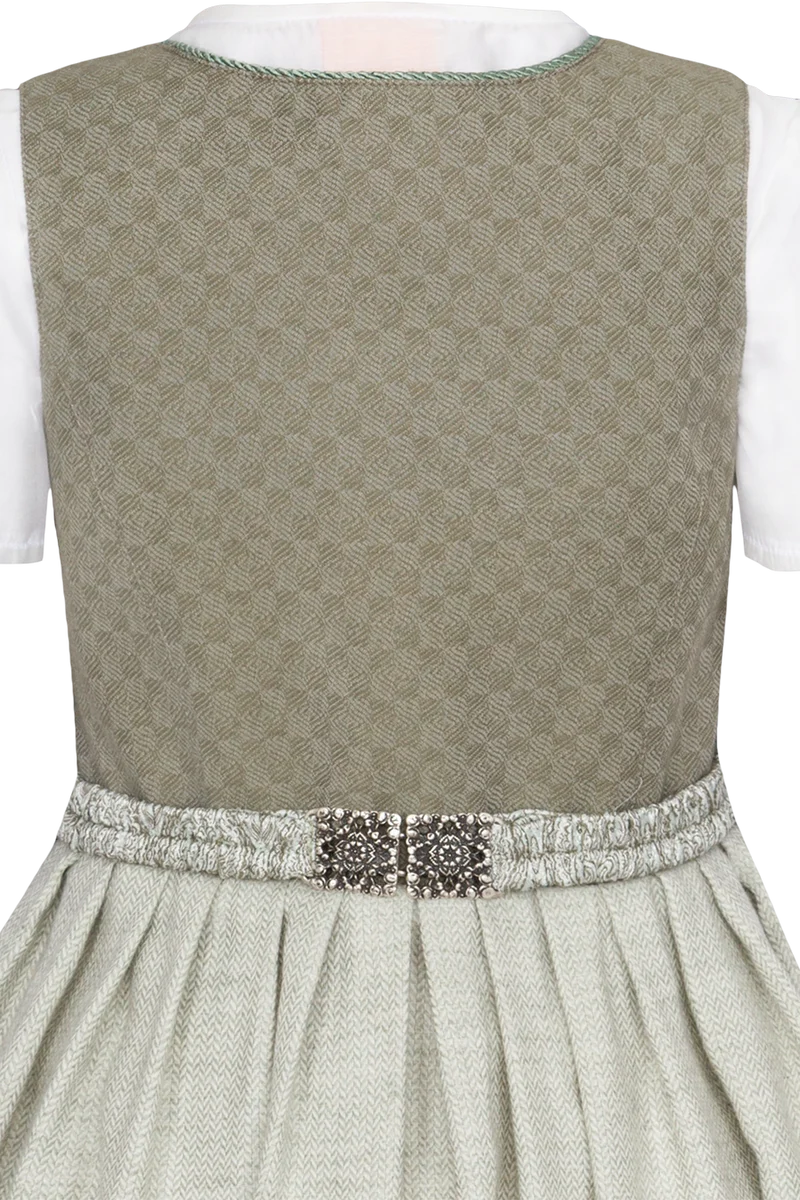 Kinderdirndl mit Wolle und mit Bluse