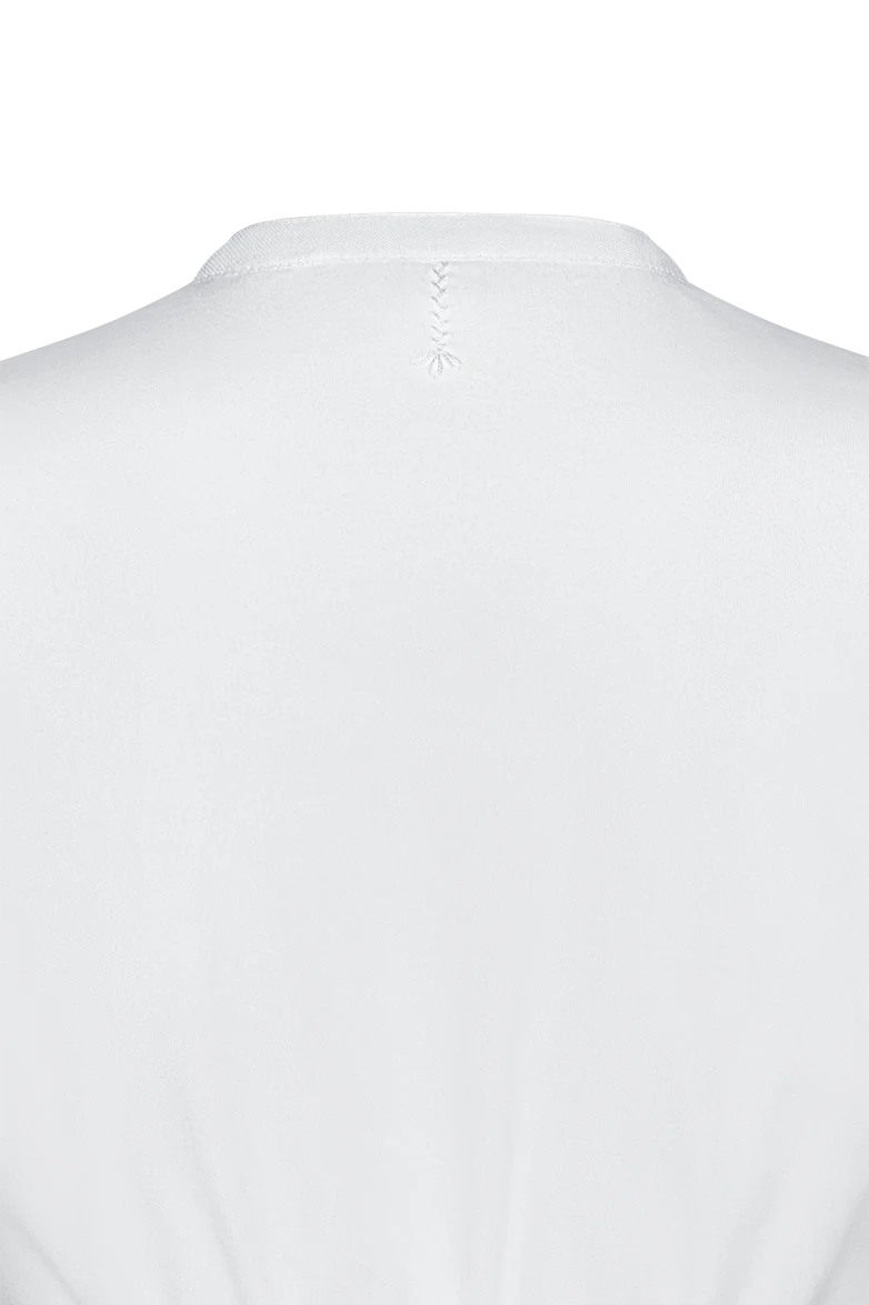 Dirndlbluse mit Spitzenbändern