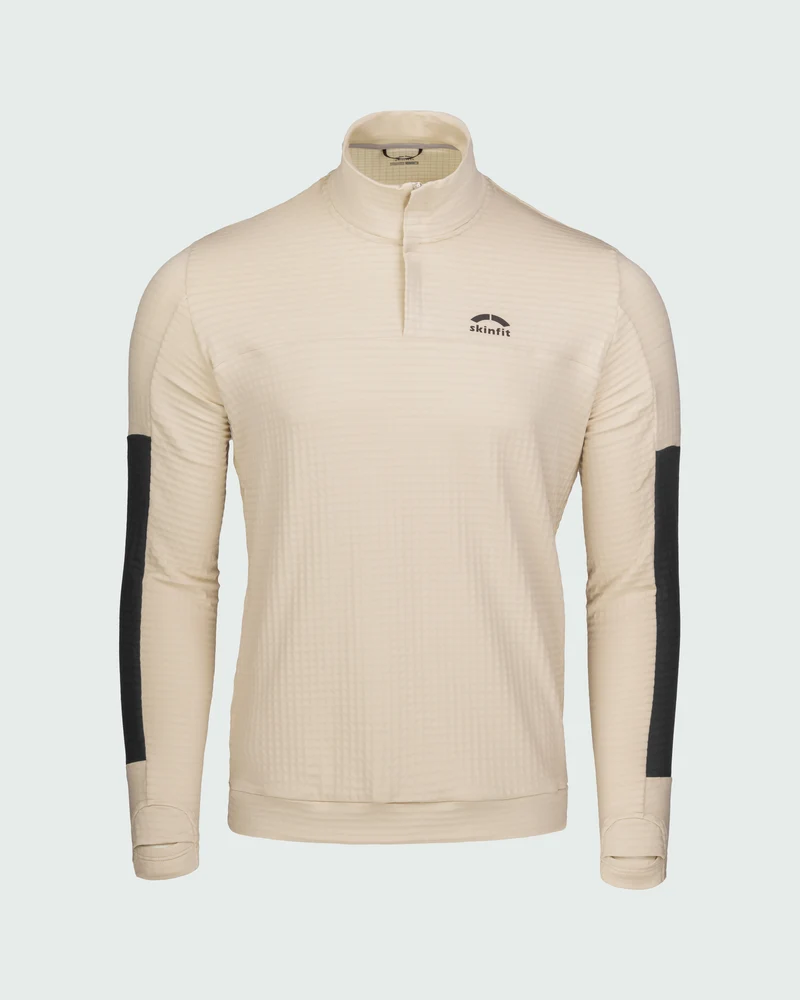 Ducan Flow Grid Longsleeve Zip Shirt