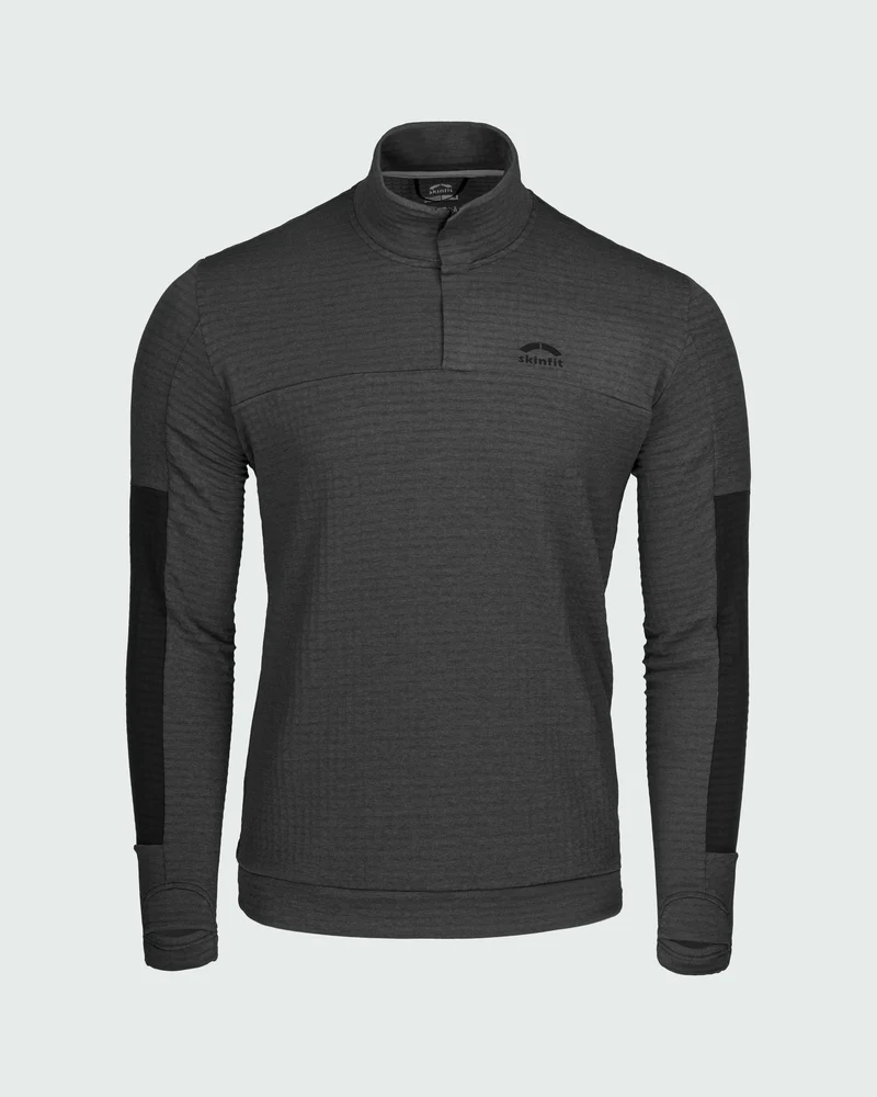 Ducan Flow Grid Longsleeve Zip Shirt
