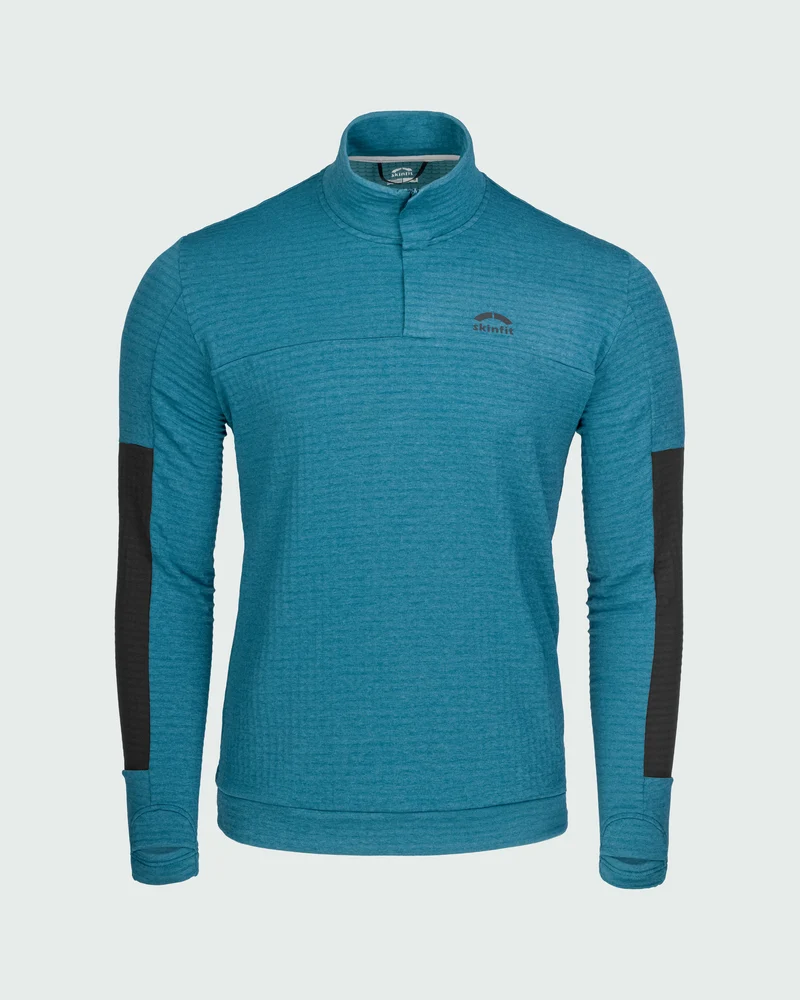 Ducan Flow Grid Longsleeve Zip Shirt