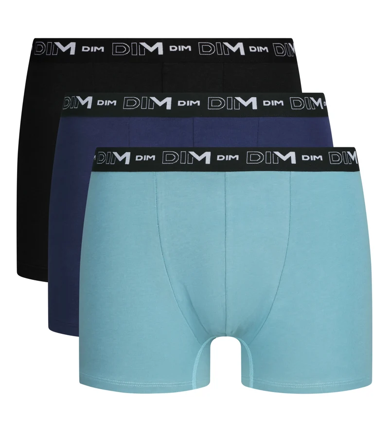 3er-Pack Boxershorts für Herren Intemporel Bleu Ciel Dim Coton Stretch