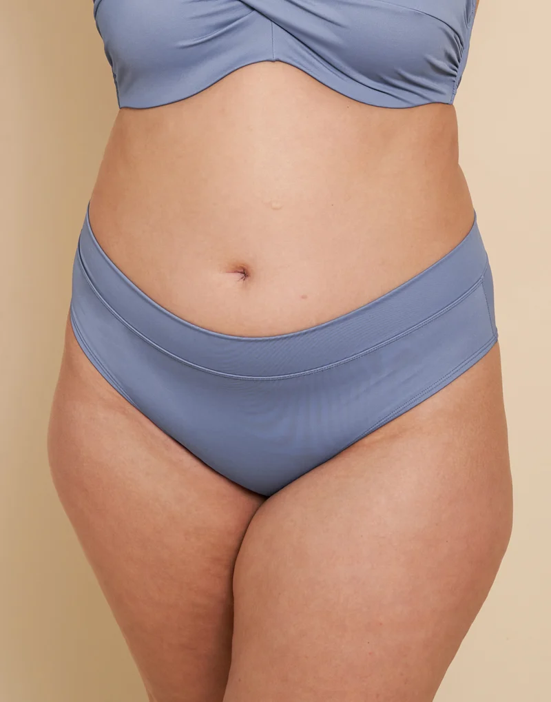 Bikini-High-Panty Monaco Doveblue