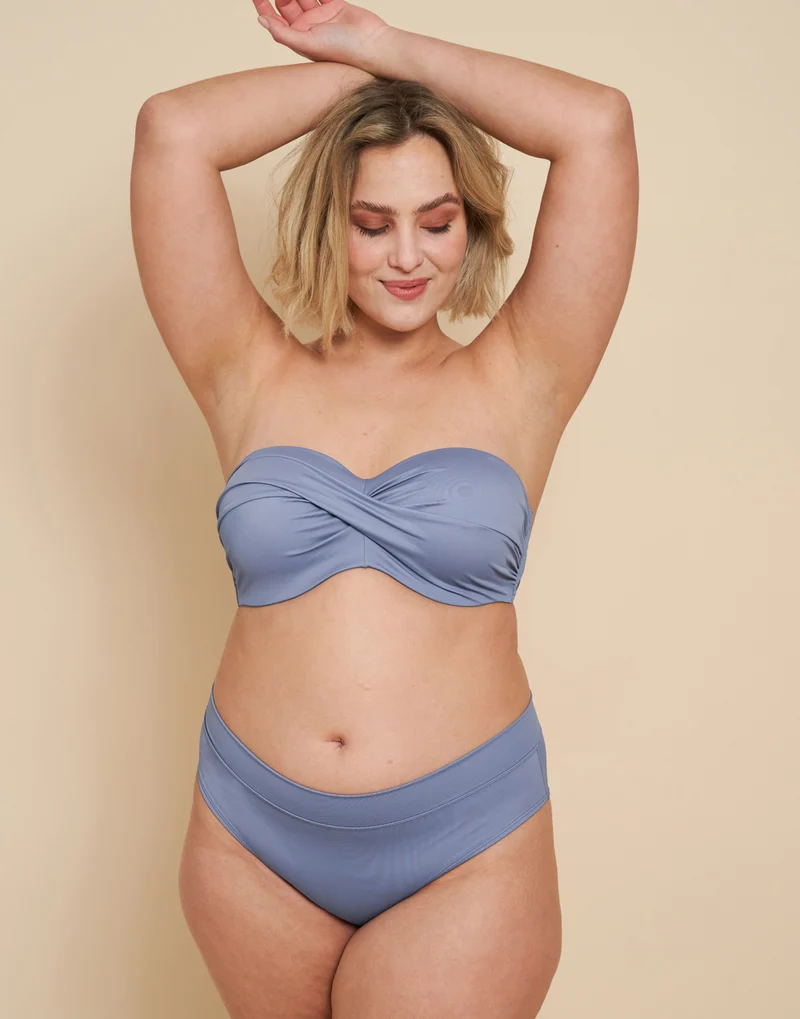 Bikini-High-Panty Monaco Doveblue