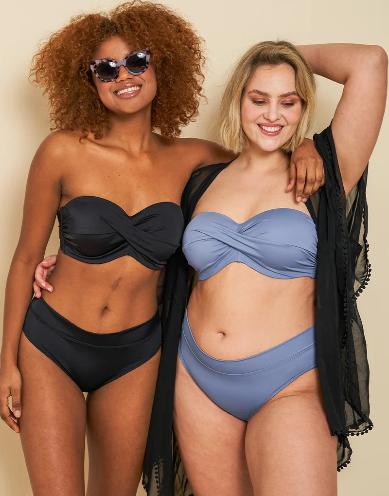Bikini-High-Panty Monaco Doveblue