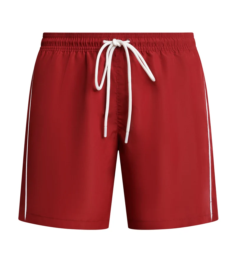 Badehose für Herren im Boxerschnitt Bordeaux Dim Swimwear
