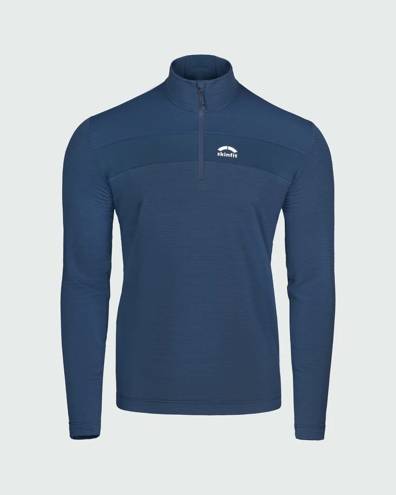 Buffalora Active Grid Longsleeve Zip Shirt