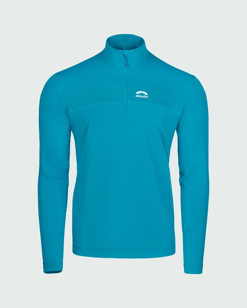 Buffalora Active Grid Longsleeve Zip Shirt