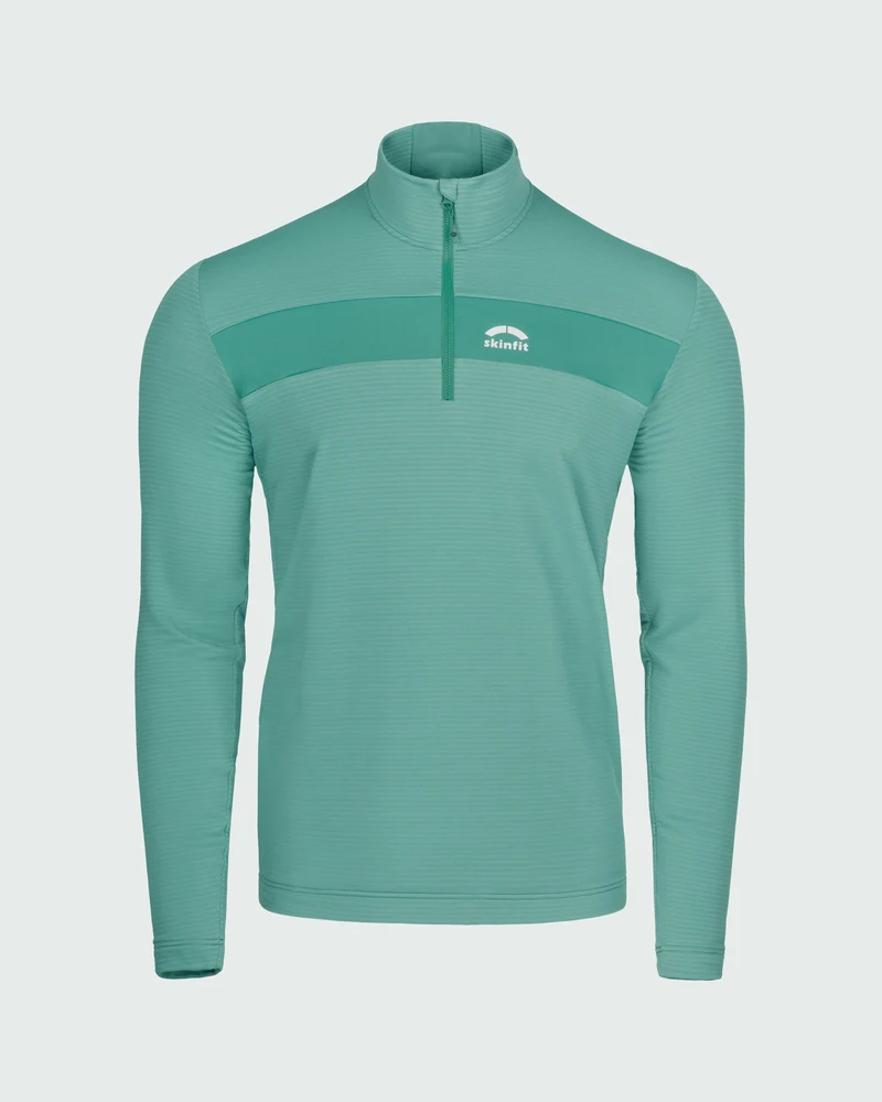 Buffalora Active Grid Longsleeve Zip Shirt