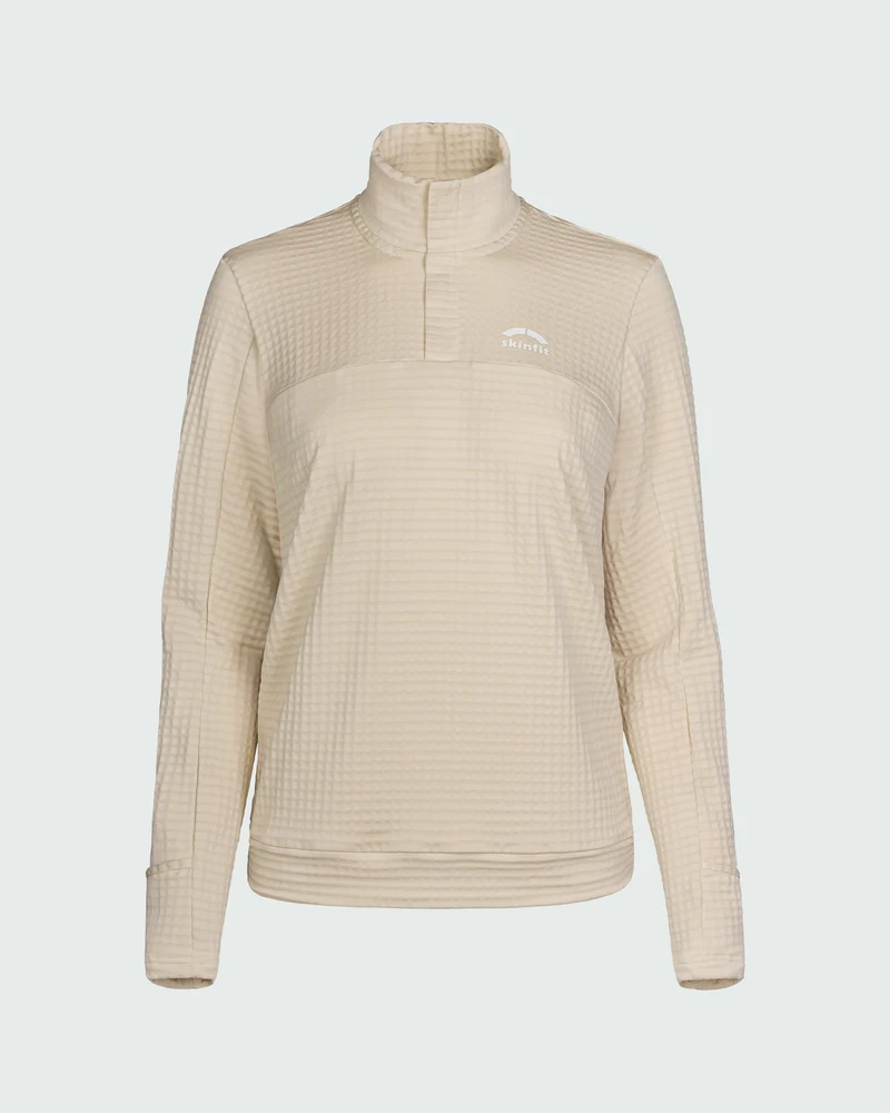 Ducan Flow Grid Longsleeve Zip Shirt W