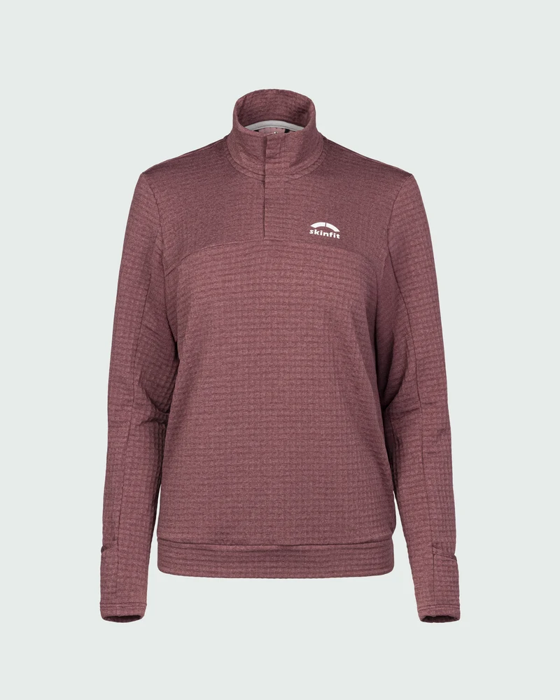 Ducan Flow Grid Longsleeve Zip Shirt W