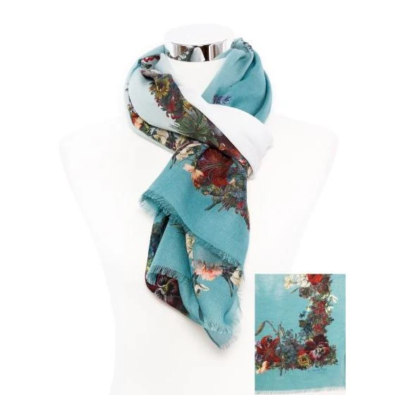 Schal Fleur marine