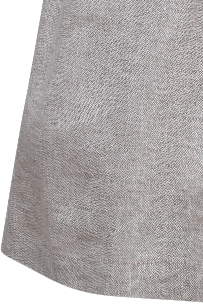 Midi-Dirndl mit Samt-Cord-Mieder - taupe