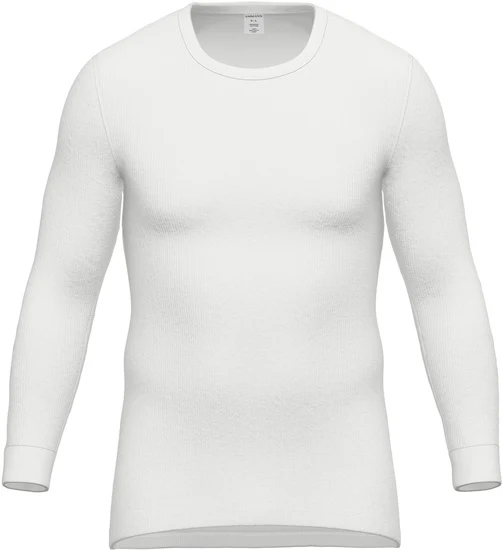 AMMANN Organic 433 Doppelripp Shirt 1/1 Arm weiß