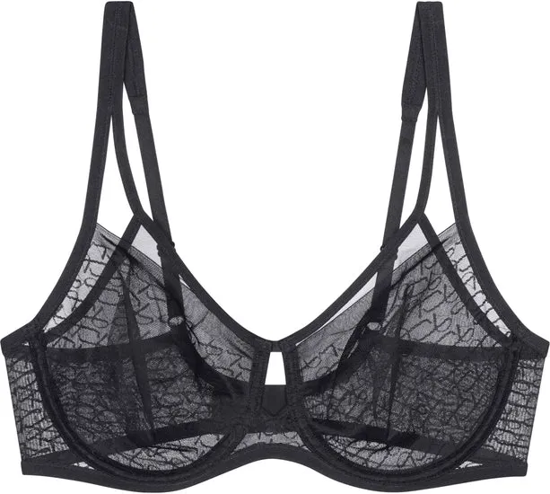 Triumph Signature Sheer Bügel-BH, Minimizer schwarz