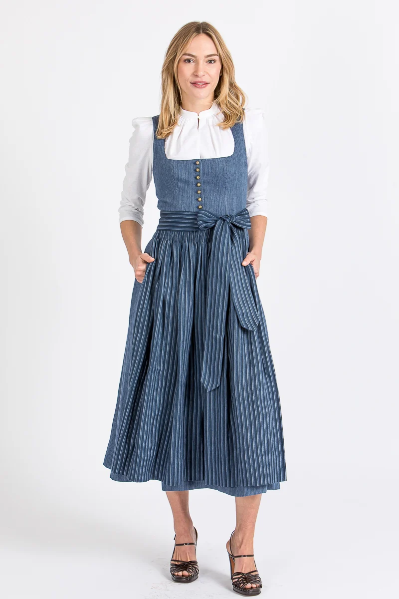 Gottseidank Dirndl Monika mao blau