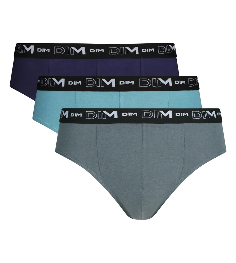 3er-Pack Herrenunterhosen Glace Dim Coton Stretch