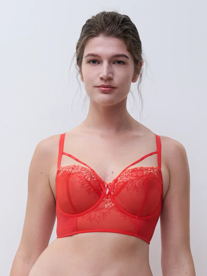 Chantelle - Spice Bustier Red Cocktail Multico