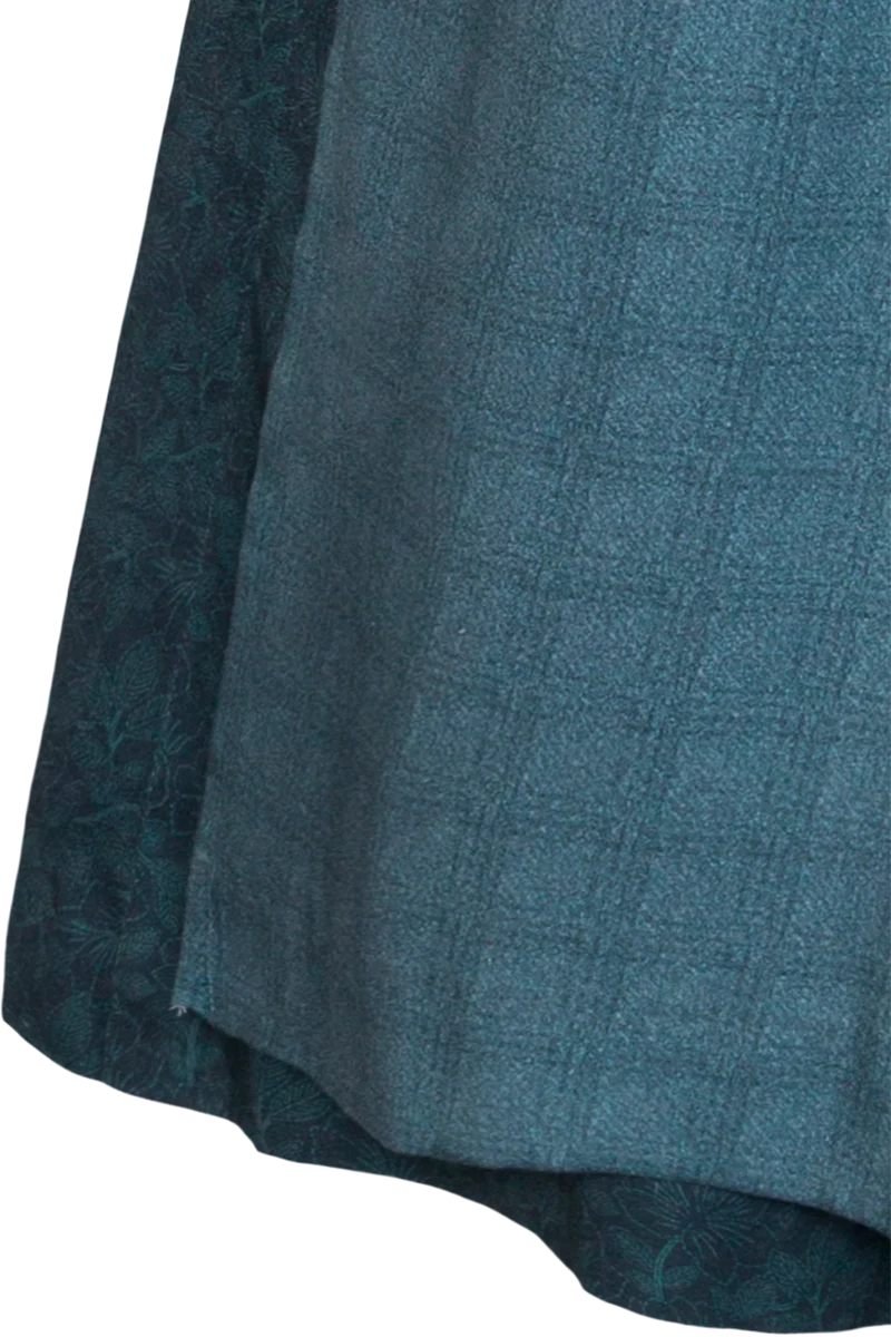 Langes Baumwolldirndl mit Blumenmuster