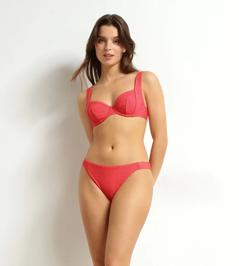 Badehose Midi mit Hibiskus-Motiv von Dim Swimwear