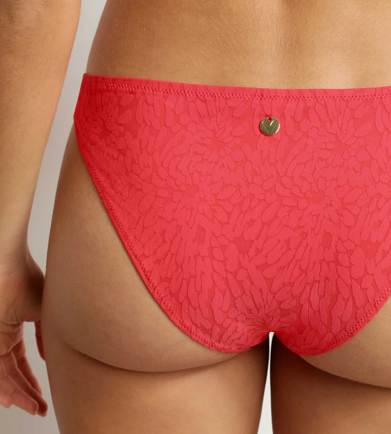Badehose Midi mit Hibiskus-Motiv von Dim Swimwear
