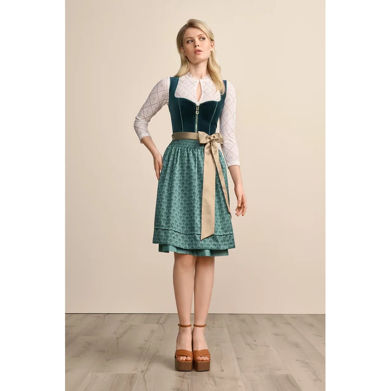 Fadia Dirndl in petrol