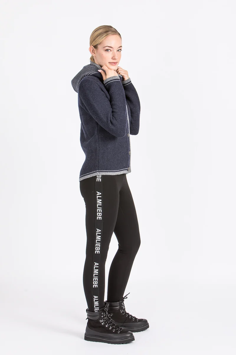 Liebling Kapuzenjanker Vera navy/grau