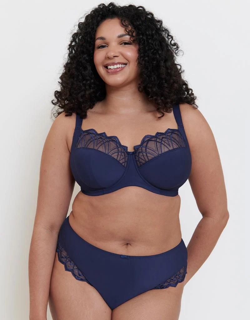 Flirtelle Emilie Deco Classic Brief Navy Blue