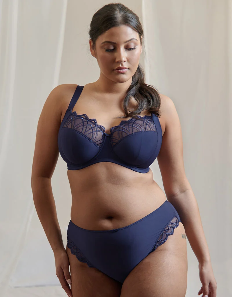 Flirtelle Emilie Deco Classic Brief Navy Blue