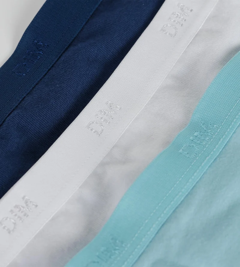 3er-Pack Mädchenhöschen Azur Les Pockets Ecodim Kids