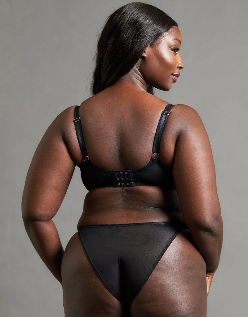 Scantilly Intoxicated Deep Plunge Bra Black