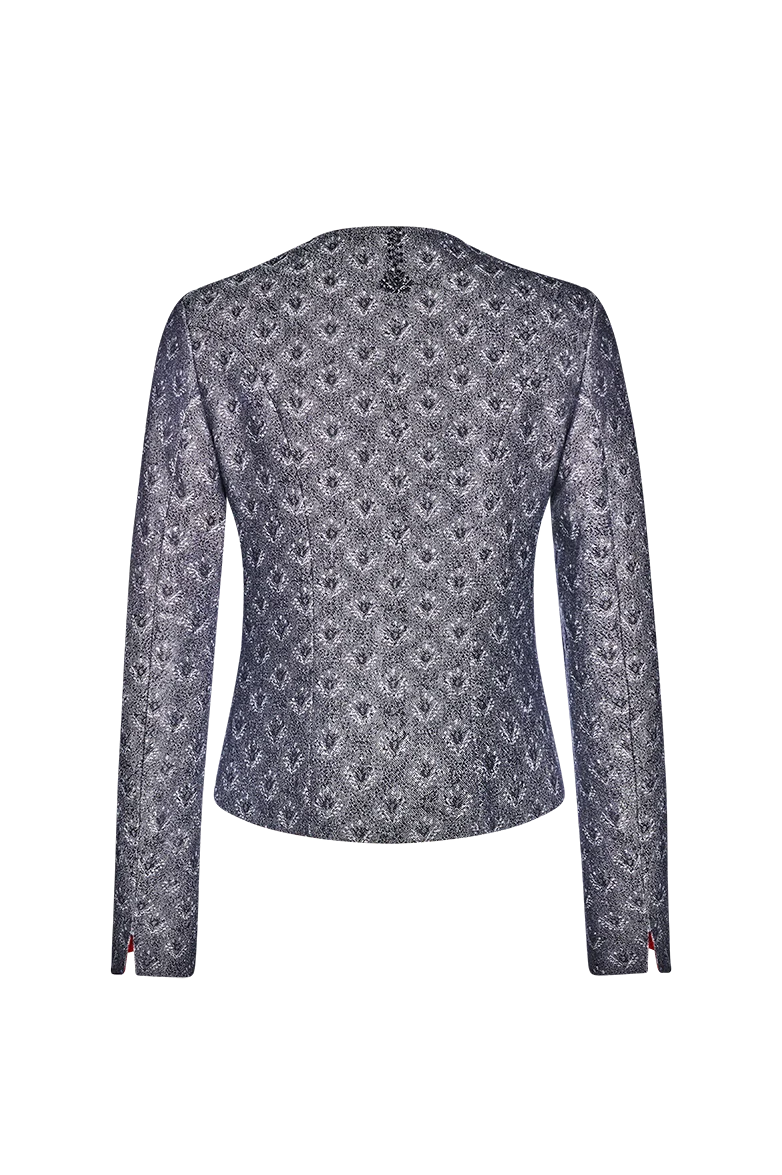 Jacquard-Jacke