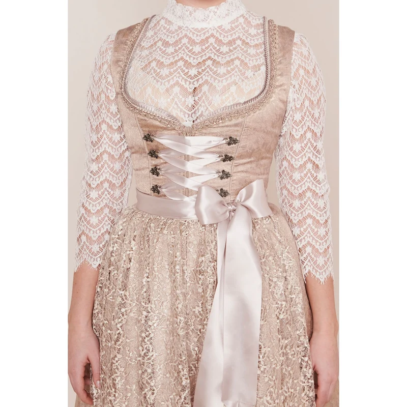 Dirndl Ger in beige