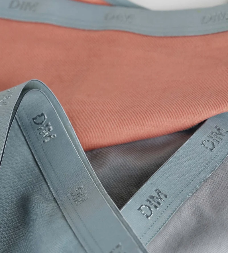 3er-Pack Mädchenhöschen in Lehmfarbe von Les Pockets Ecodim Kids
