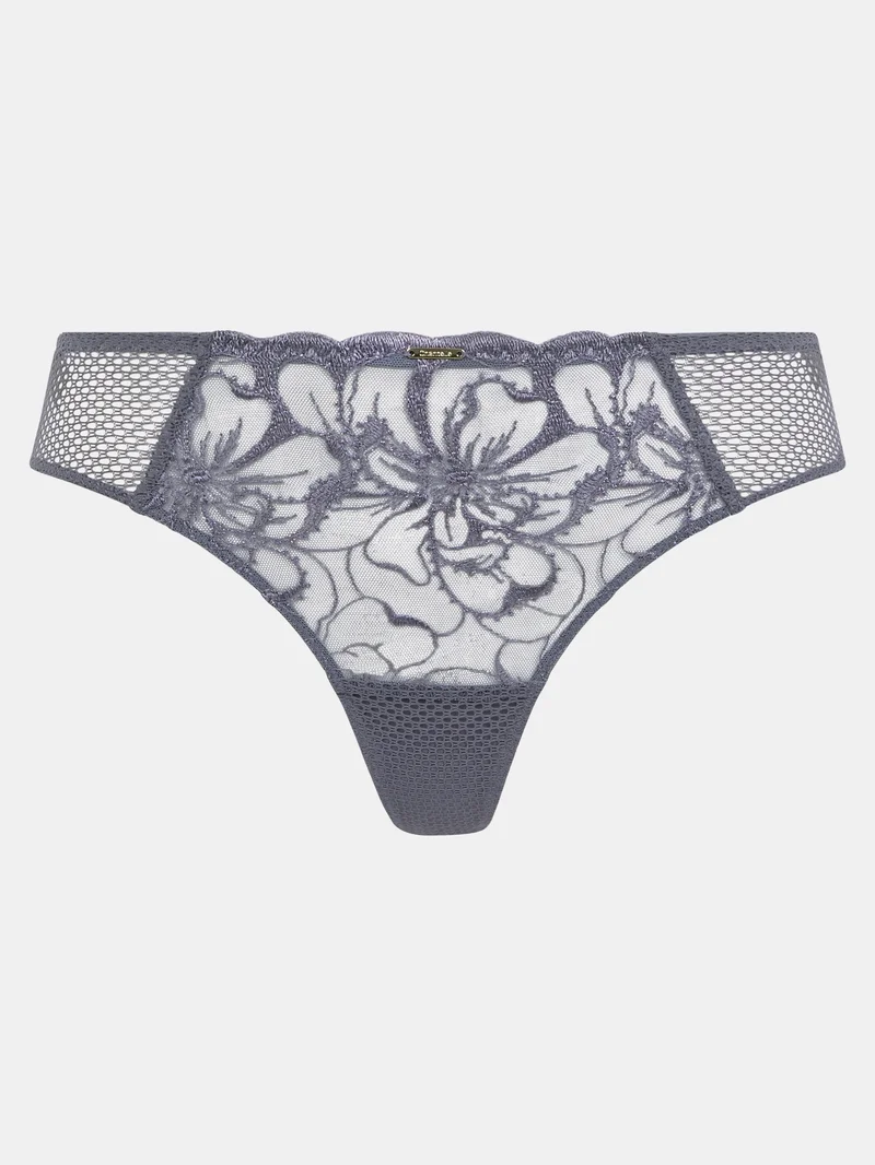 Chantelle - Fleurs Tanga Fancy Grey