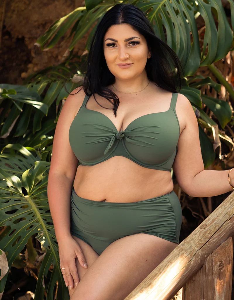 Schalen-Bikini-Top Valencia Classic Olive