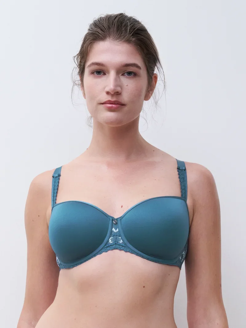 Chantelle - Every Curve Halbschalen-Memory-BH Jeans Blue Shades