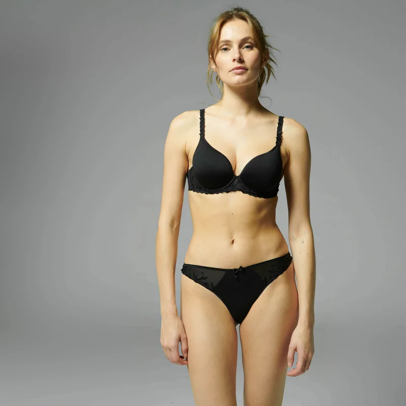 Simone Perele - Andora String-Slip Schwarz