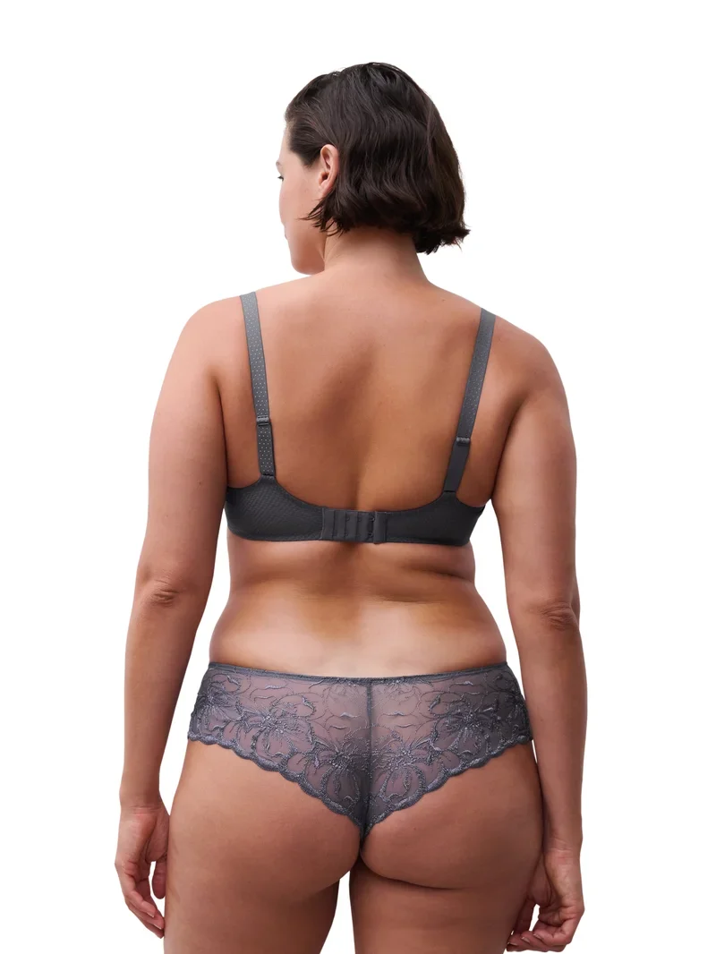 Chantelle - Fleurs Halbschalen-Memory-BH, Farbe Grau