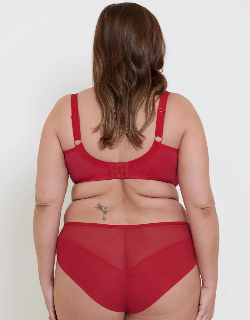 Adella Maia Full Cup Plunge Bra Red