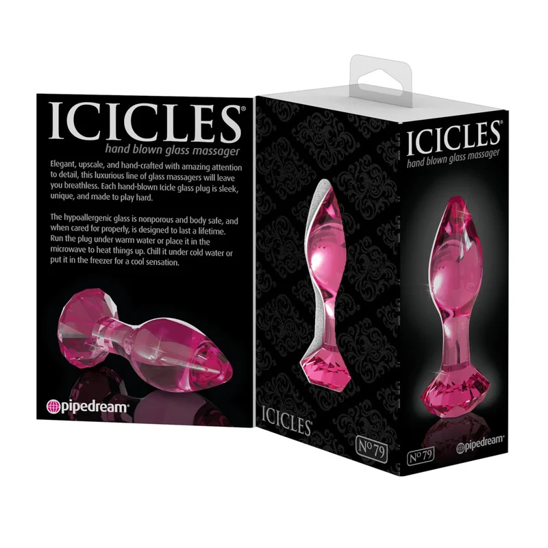 Glas Analplug Icicles No. 79