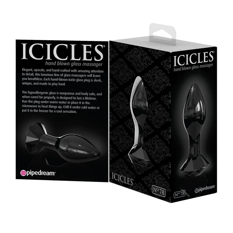 Glas Analplug Icicles No. 78
