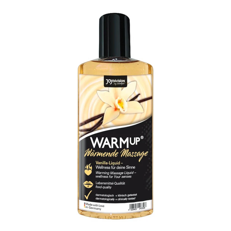 Joydivision Massage-Öl 150ml Essbar, WARMup Vanille