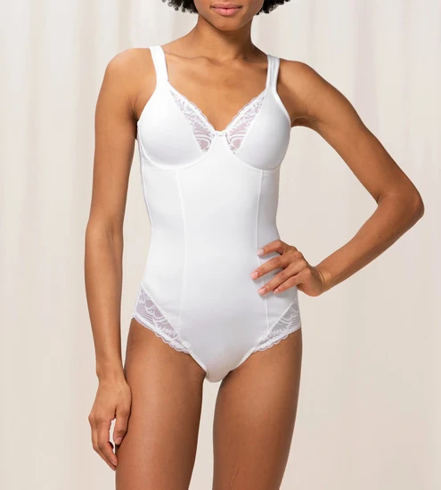 Triumph Bodydress Modern Lace+Cotton BS white