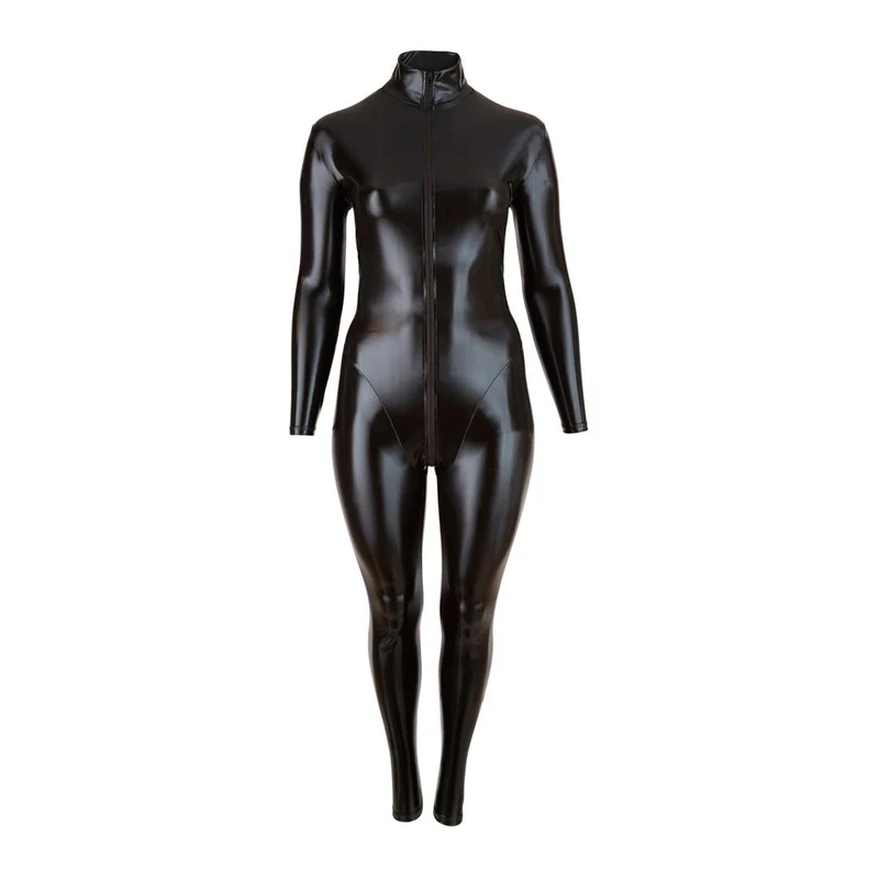 Langarm Overall XL-4XL mit 2-Wege-Reißverschluss "Nadine"