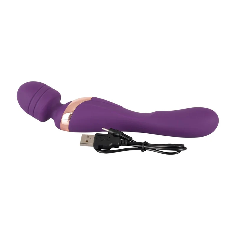 Double Massagestab mit beweglichem Kugelkopf - 21,8 cm