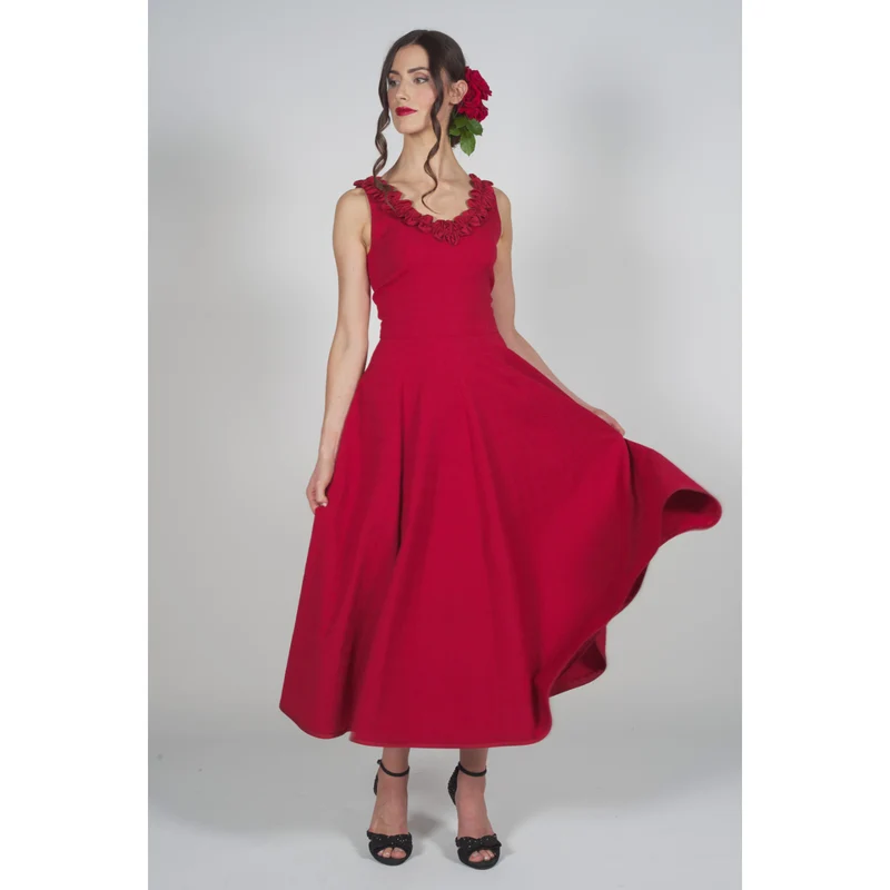 Kleid in mohn