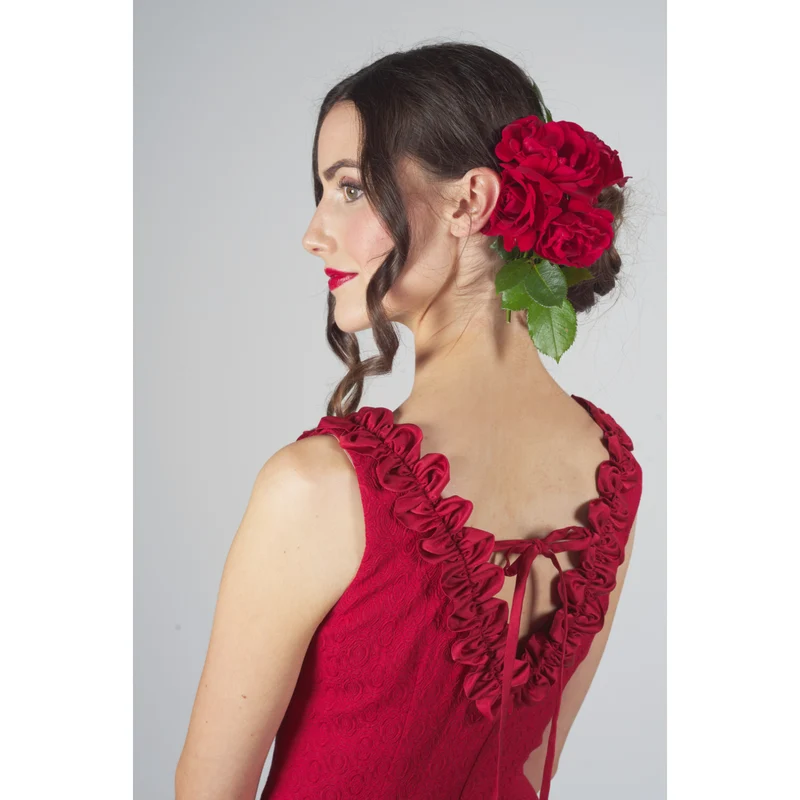 Kleid in mohn