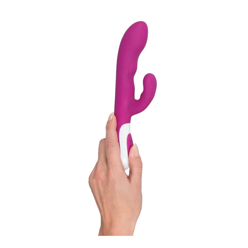 Rabbit-Vibrator mit Wärme-Funktion 22cm, Javida Heating