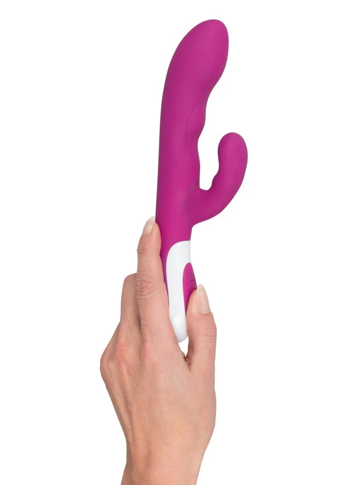 Rabbit-Vibrator mit Wärme-Funktion 22cm, Javida Heating